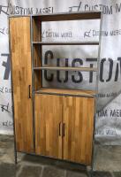 Шкаф, стеллаж в стиле Лофт от Custom Mebel / Wardrobe, Loft-style shelving from Custom Mebel